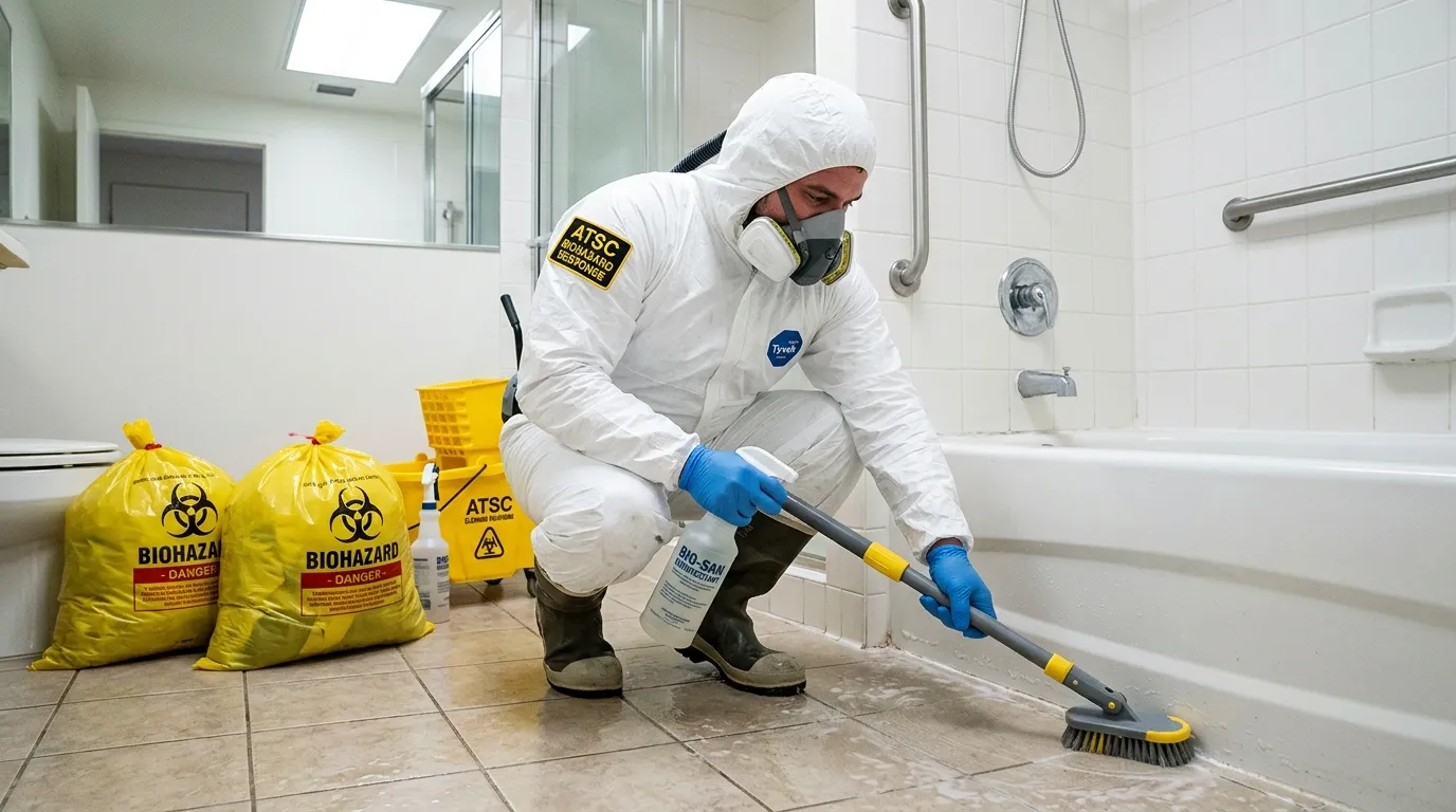 Decontamination equipment deployed for Blood Cleanup in Cherryland